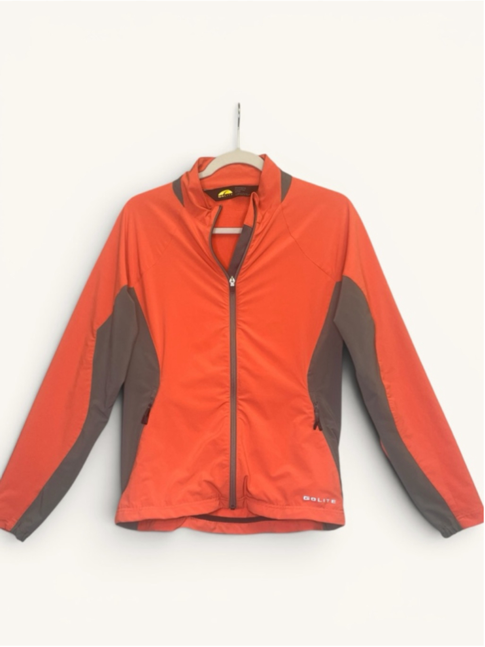 GoLite Women's Medium Orange Gray Full Zip Jacket